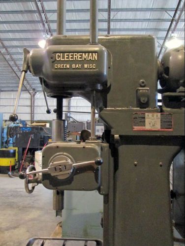 25&#039;&#039; cleereman single spindle box column drill for sale