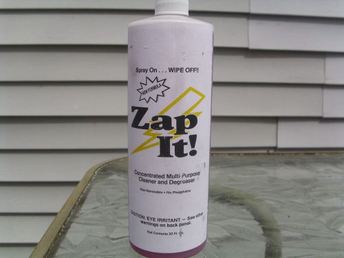 Zap It concentrated multi-purpose cleaner an degreaser 1 quart