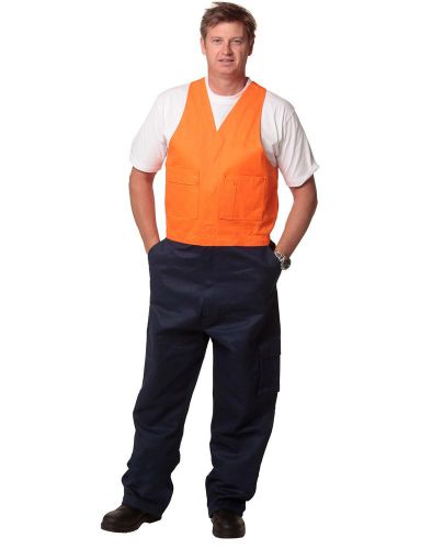 New mens work painter tradie mechanic regular grease fluro top stout overalls for sale
