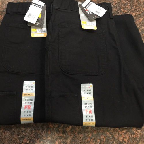 Carhartt fr washed duck dungaree fit pants 2 pair 31w x 36l for sale