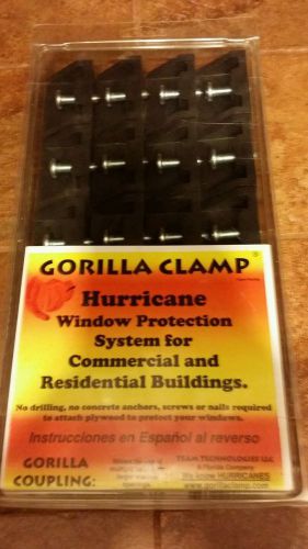 Gorilla clamp hurricane window protection system for buildings does 5 windows. for sale