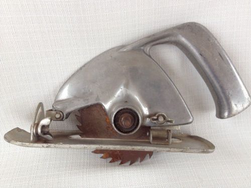 Vintage Drill Powered 4 Inch Trim Circular Saw Attachment Hobby Woodworking