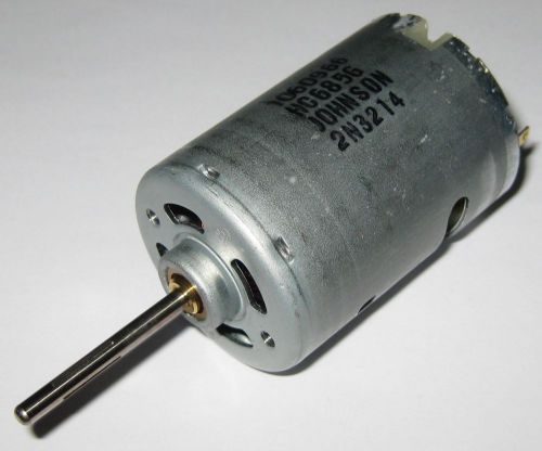 Johnson electric high speed 6v dc motor w/ long 3.17mm shaft - 12000 rpm - hc685 for sale