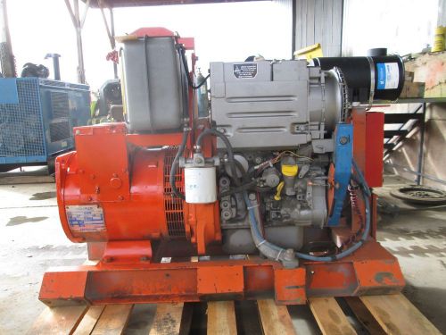 Deutz powered 13 kw gen set. single phase 120-240 volt, factory reman engine for sale