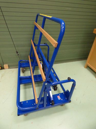 Shop cart panel handler, used for sheet good transport, feeding and storage for sale