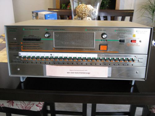 Vintage Rauland Director II Series PCC 300 School PA System Intercom NICE