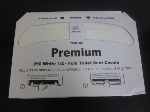 250 Fold Paper Premium Toilet Seat Cover  x 4