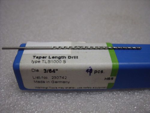 3/64&#034; taper length 130 degree split point drill bit 1-5/8&#034; x 2-9/16&#034; - 1 pc for sale