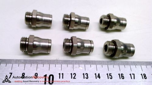 Legris 3601-08-13 - pack of 6 - push-to-connect tube fittings, tube, new #214662 for sale