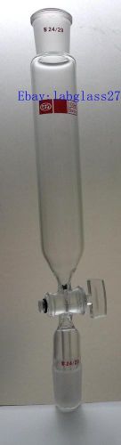 Separatory Funnel, Cylindrical Shape, 100ml 24/29 Glass Stopcock