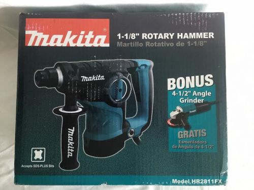 Makita hr2811fx 1 1/8&#034; rotary hammer drill w/ bonus grinder nib for sale