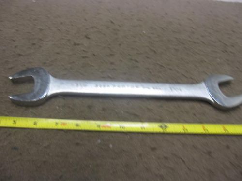 PROTO 1 1/8&#034; - 1 1/16&#034;  DOUBLE OPENED WRENCH GREAT USED CONDITION US MADE 3050
