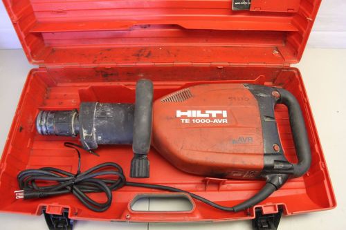 Hilti Breaker TE1000-AVR used with Warranty! Just came back from service!