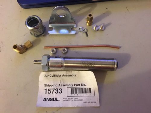 Ansul &#034;air cylinder assembly for gas valve&#034; - part # 15733 (lot v65 green) for sale