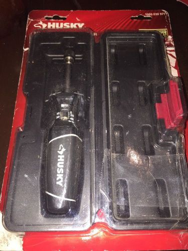 Husky 1/4&#034; inch Hex Torque Driver # 1000 030971 With Case