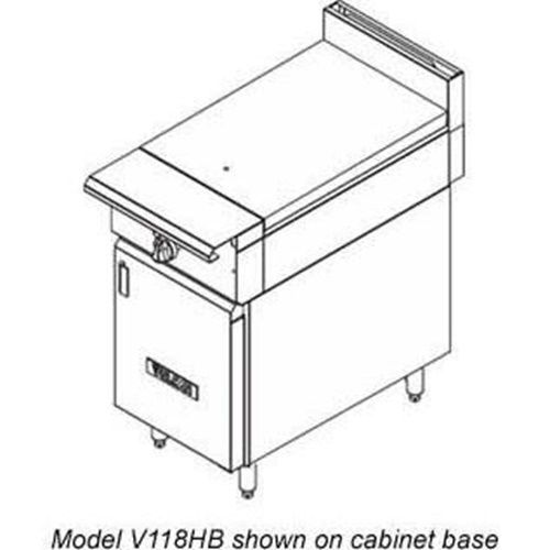 Vulcan V118HB V Series Heavy Duty Range gas 18&#034; (1) 30,000 BTU hot top