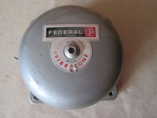 Vintage  Federal Signal Vibratone Model 600 Bell 24 V Series A 1