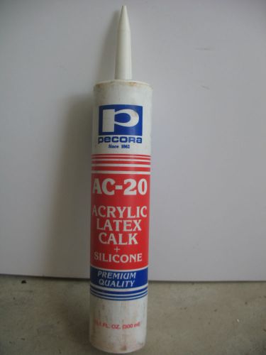 PECORA AC-20FTR Fire &amp; Temp rated Acrylic Latex Sealant TWO  tubes 10.1 oz ea