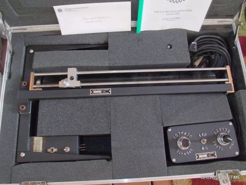 Circuit Breaker Operation Analyzer Tester,D-20 Cincinnati Clock &amp; Instrument