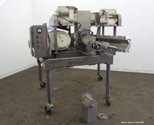 Used- Fitzpatrick Malaxator Continuous Mixer, 304 Stainless Steel. Approximately