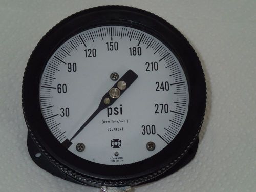 New Industrial U.S Gauge Pressure Gauge 300 psi No. 33007 5 1/4&#034;