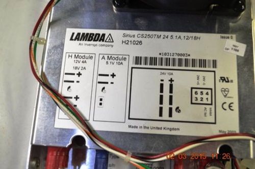 LAMBDA H21026 POWER SUPPLY