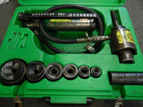 Greenlee hydraulic knock out set