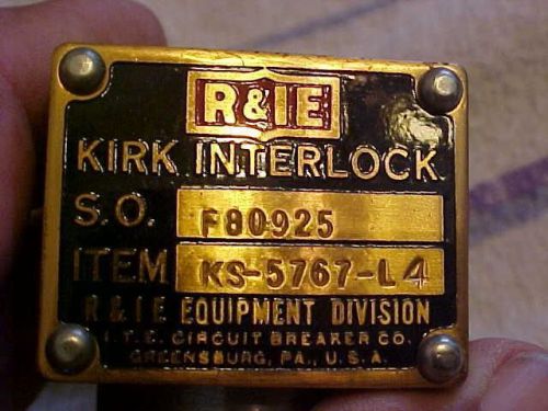 R&amp; IE Kirk Interlock electrical Lock