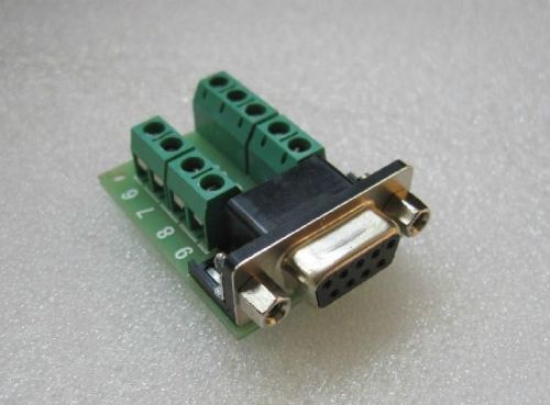DB9 female adapter signals Terminal module RS232 to Terminal