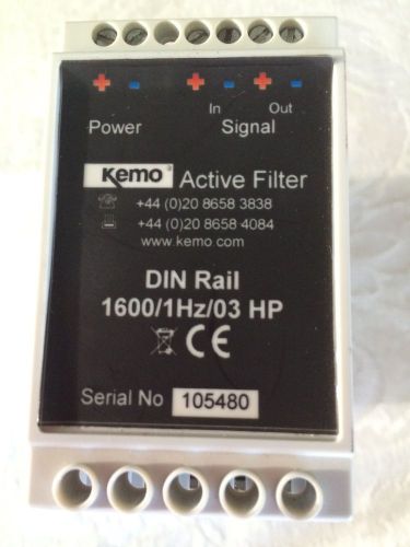 Kemo Active Filter DIN Rail 1600/1Hz/03 HP