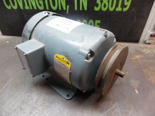 Baldor 3/4hp industrial motor # 814812 fr: 184 208-230/460v 3ph 850rpm used for sale