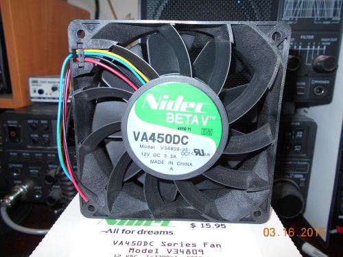 Nidec VA450DC 12 VDC Fan