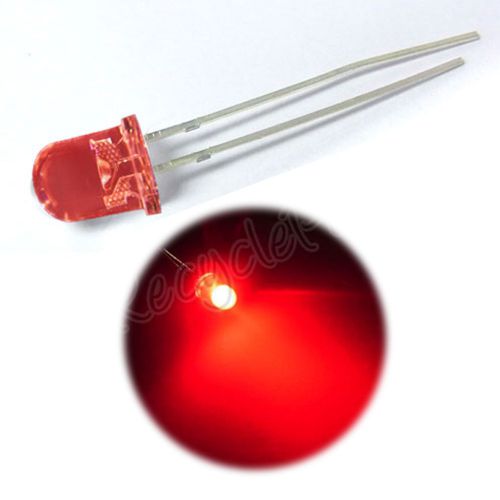 50 x 5mm Ultra Bright Red 6000 mcd LED Bulb Light