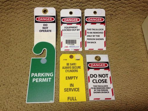 Danger Equipment Safety Tags Parking Permit Art Project Deco