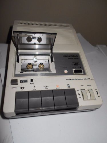 Vintage 2 Speed Olympus Model 1200 Micro Cassette Transcriber