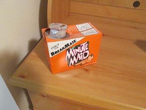 Minute Maid Orange BreakMate Syrup for Coca-Cola fountain machine sealed 1 Liter