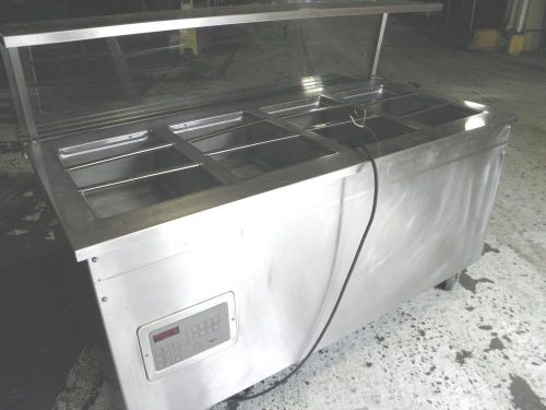 Vollrath 60&#034; portable four well electric heat &amp; hold hot food steam buffet table for sale