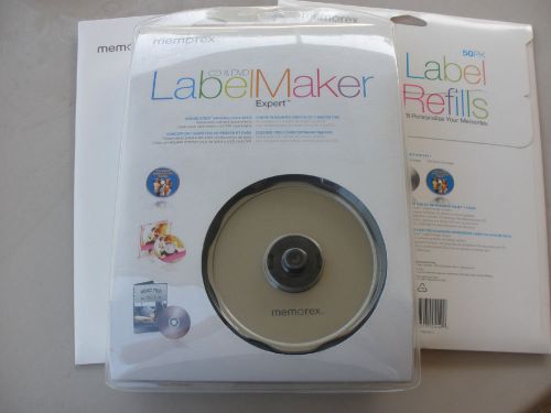 Memorex CD &amp; DVD Label Maker Expert New with 100 refills