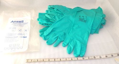 Nitrile gloves 12 pairs  sol-vex   solvent resistant acid resistant size 9 for sale