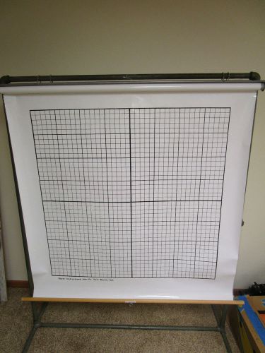 Classroom Dry-Erase Pull-Down Wall Graph