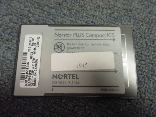 Nortel Norstar CICS Compact ICS NT7B64PB SIP Release 4.2 WI6.00 Software Card