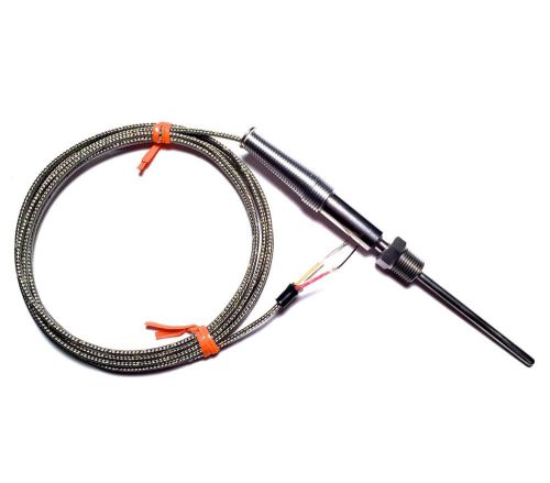 Omega tc-k-1/8npt-u-72/2&#034; ungrounded type k 6&#039;cable 2&#034; nose pipe probe for sale