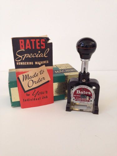 Bates Numbering Machine Vintage in Original Box