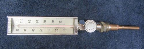 Vtg weiss chrome process thermometer gauge old boiler power plant steampunk for sale