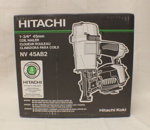 BRAND NEW Hitachi NV 1-3/4&#034; Coil Nailer 45AB2