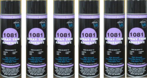 Package of 6 V&amp;S#1081 Spray Trim Adhesive