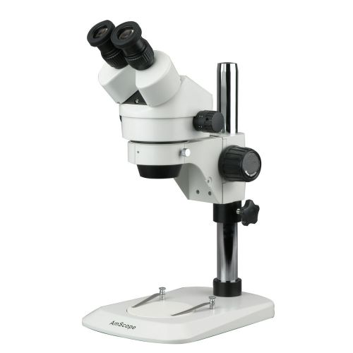7x-45x stereo zoom inspection industrial microscope with 14&#034; vertical pillar for sale