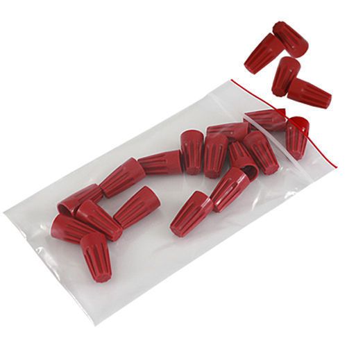 MINIGRIP 6 x 8 PREMIUM PLASTIC BAGS (2 Mil) REDLINE RECLOSABLE ZIPLOCK BAGS USA!