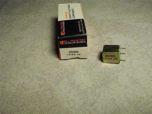 J.W. Miller 9050 NOS COIL 1.5 to 3.0 uH R.F. Adjustable Submini