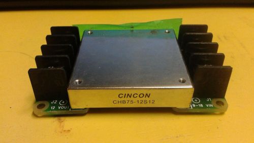 Cincon chb75-12s12 isolated dc/dc voltage converter variable 9-18v in,12v out for sale